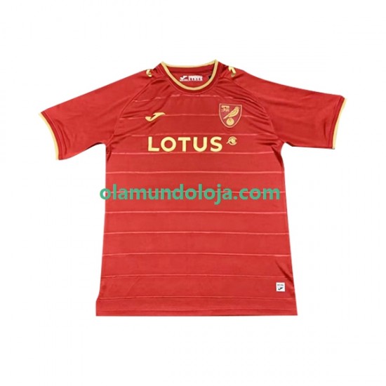 Camisola Norwich City Homem Equipamento Segundo 2022-2023 Manga Curta